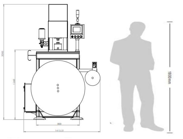 Isivinini esiphezulu se-Precision Mini Type Servo Cindezela